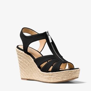 Michael Kors Berkley wedge sandal size 6